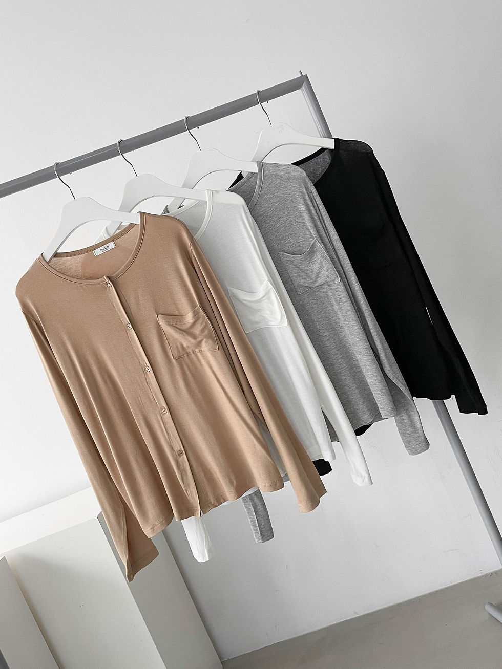 섬네일: [4color] 완전 스판 데일리 단추 가디건