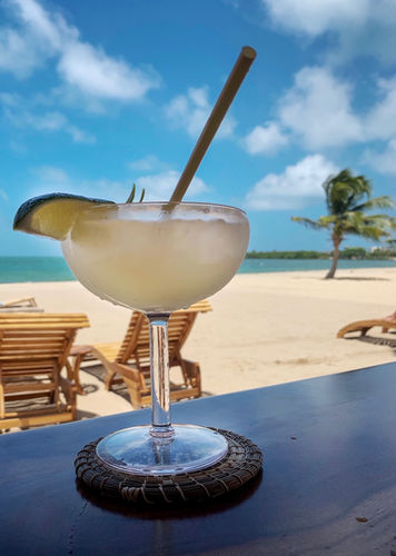 A drink at Toucan Jacks