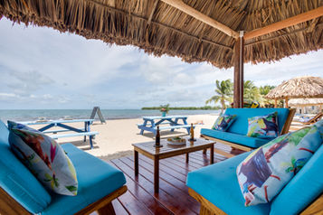 View from Toucan Jacks Tiki Bar