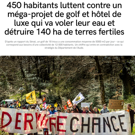 La Relève et la Peste enquête sur le scandale du projet de golf