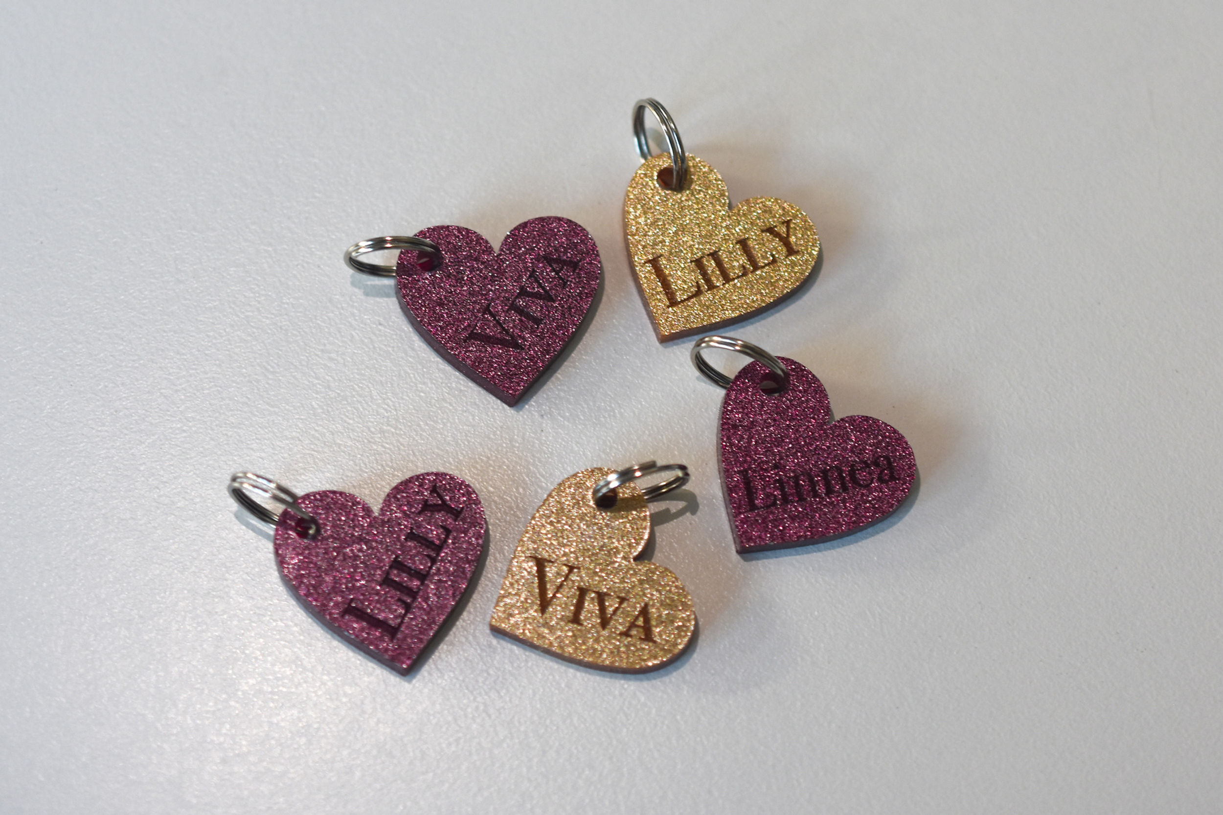 Graverat hjärta, 4-pack