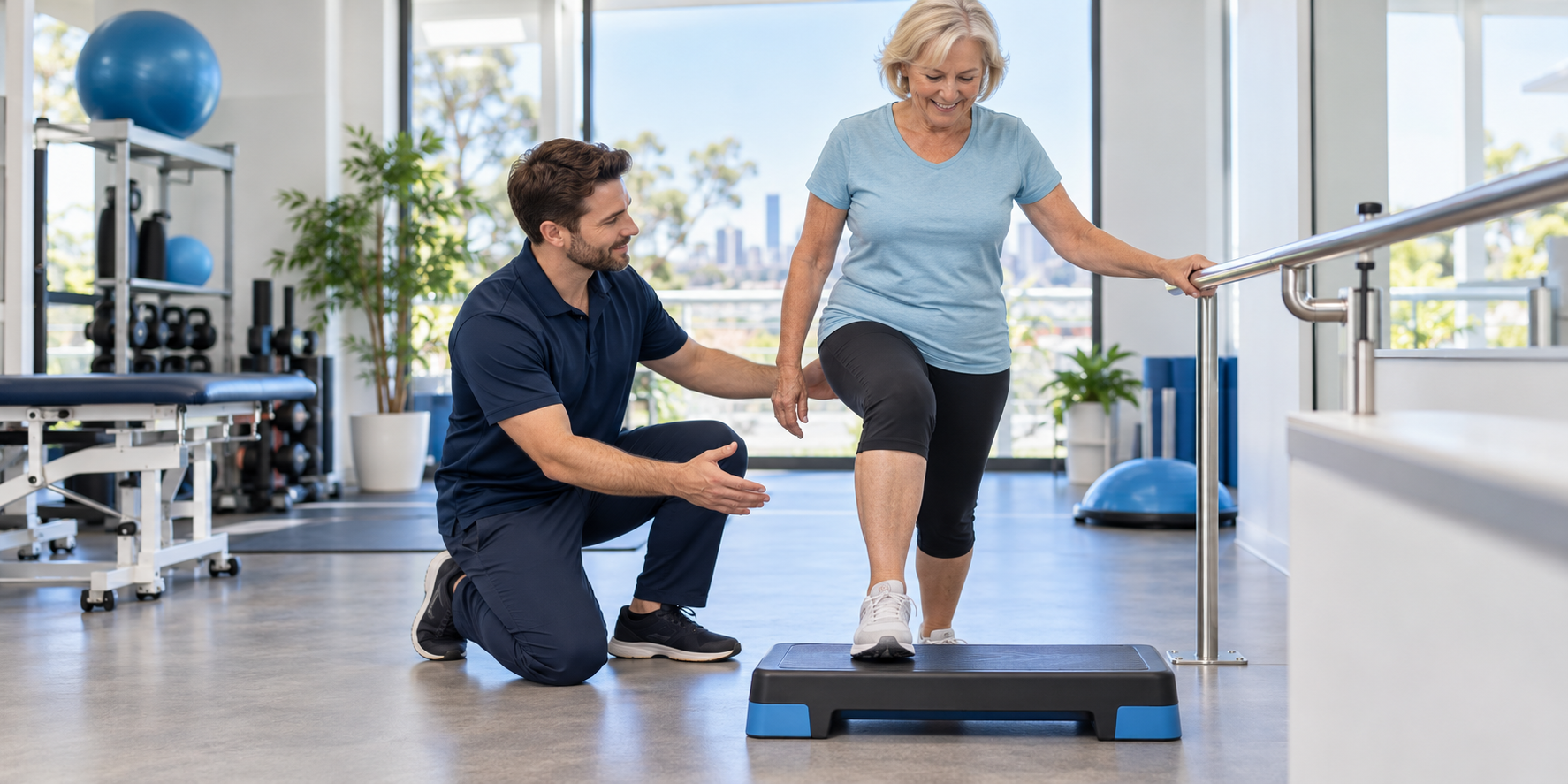 Supervised rehabilitation for total knee replacement (tkr)