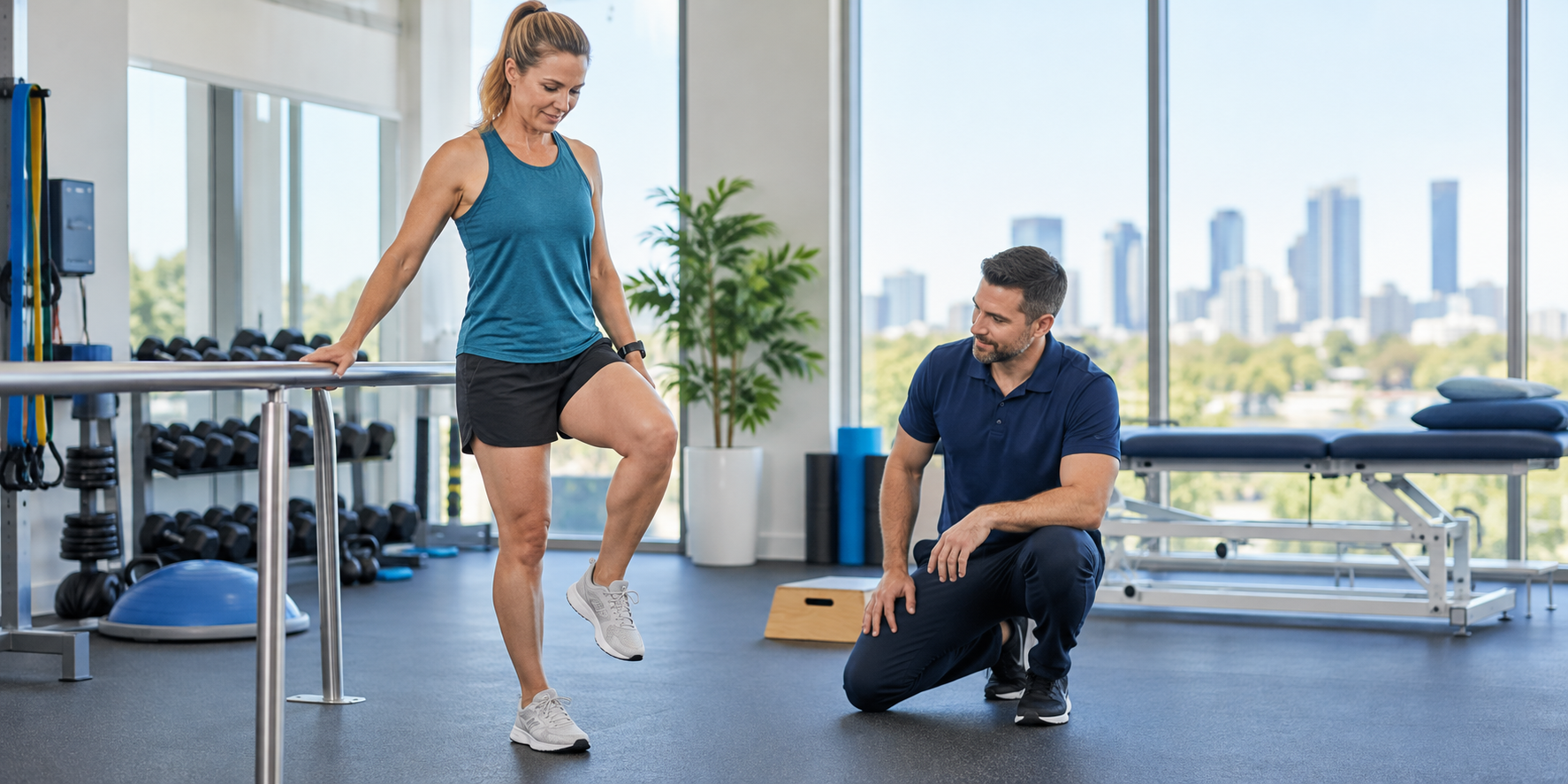 Supervised rehabilitation for ankle ligament repair & reconstruction