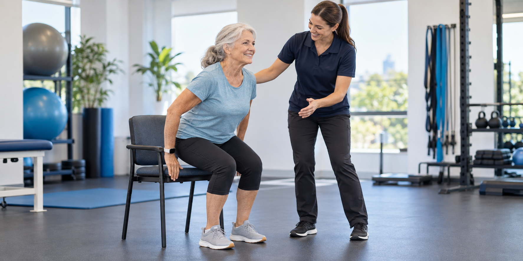Supervised rehabilitation for knee osteoarthritis