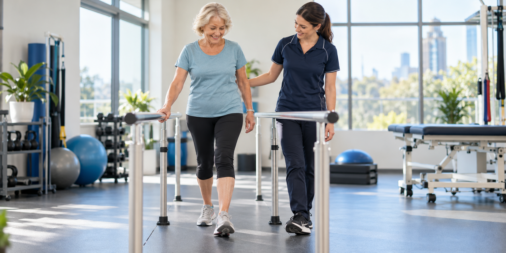 Supervised rehabilitation for total ankle replacement