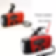 Miniatura: Emergency  Radio Crank Solar Hand Weather 1000mAh Power Bank Charger Flash Light