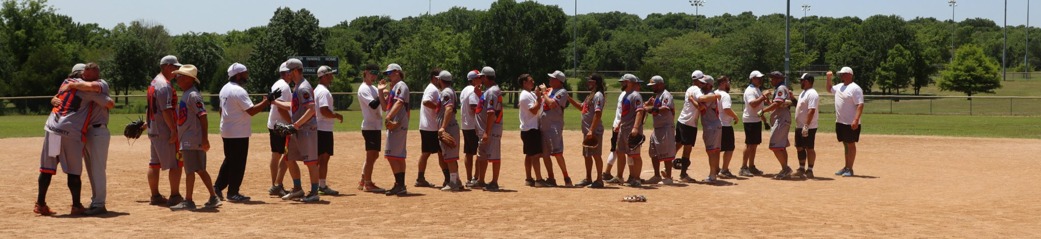 SWSAD softball team group photo