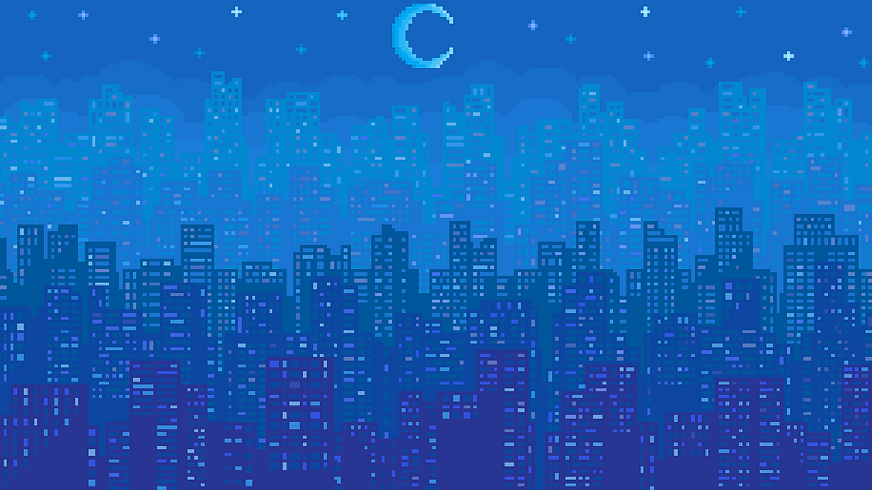 Pixel Art - Azul claro a Escuro - Fase 6