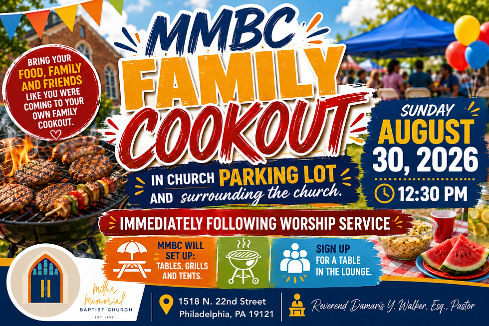 MMBC Family Cookout