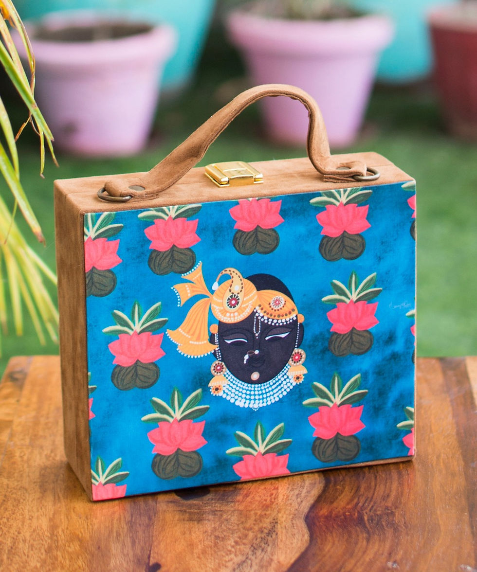 Madhubani Krishna Art