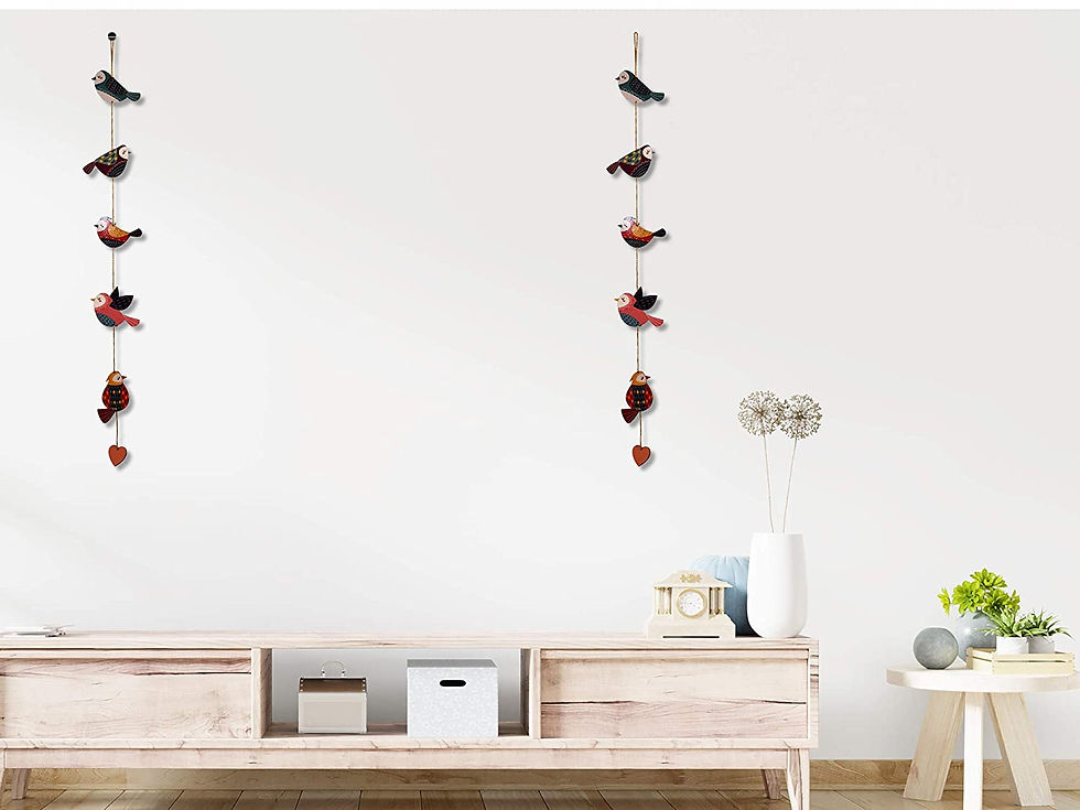 Thumbnail: The Bird Family -  Set of 2 Strings - Premium Door Hangings