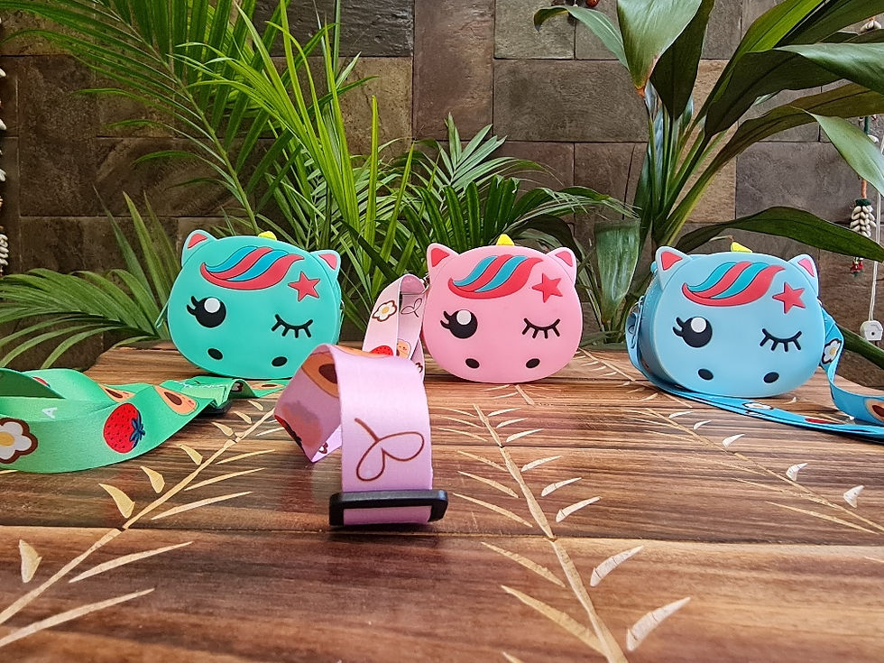 Thumbnail: UNICORN THEME PURSE - RANDOM COLOUR