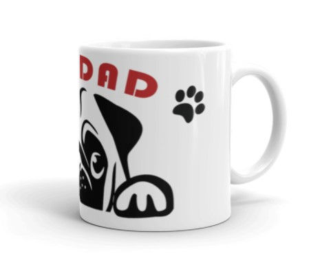 Thumbnail: PUG DAD THEME MUG