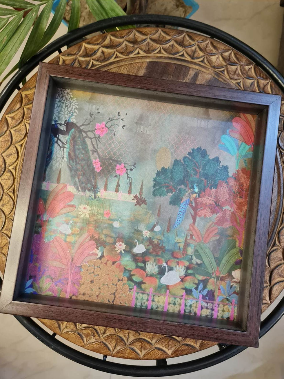 Thumbnail: GARDEN THEME - DESIGNER MDF TRAYS 11 X 11 INCHES