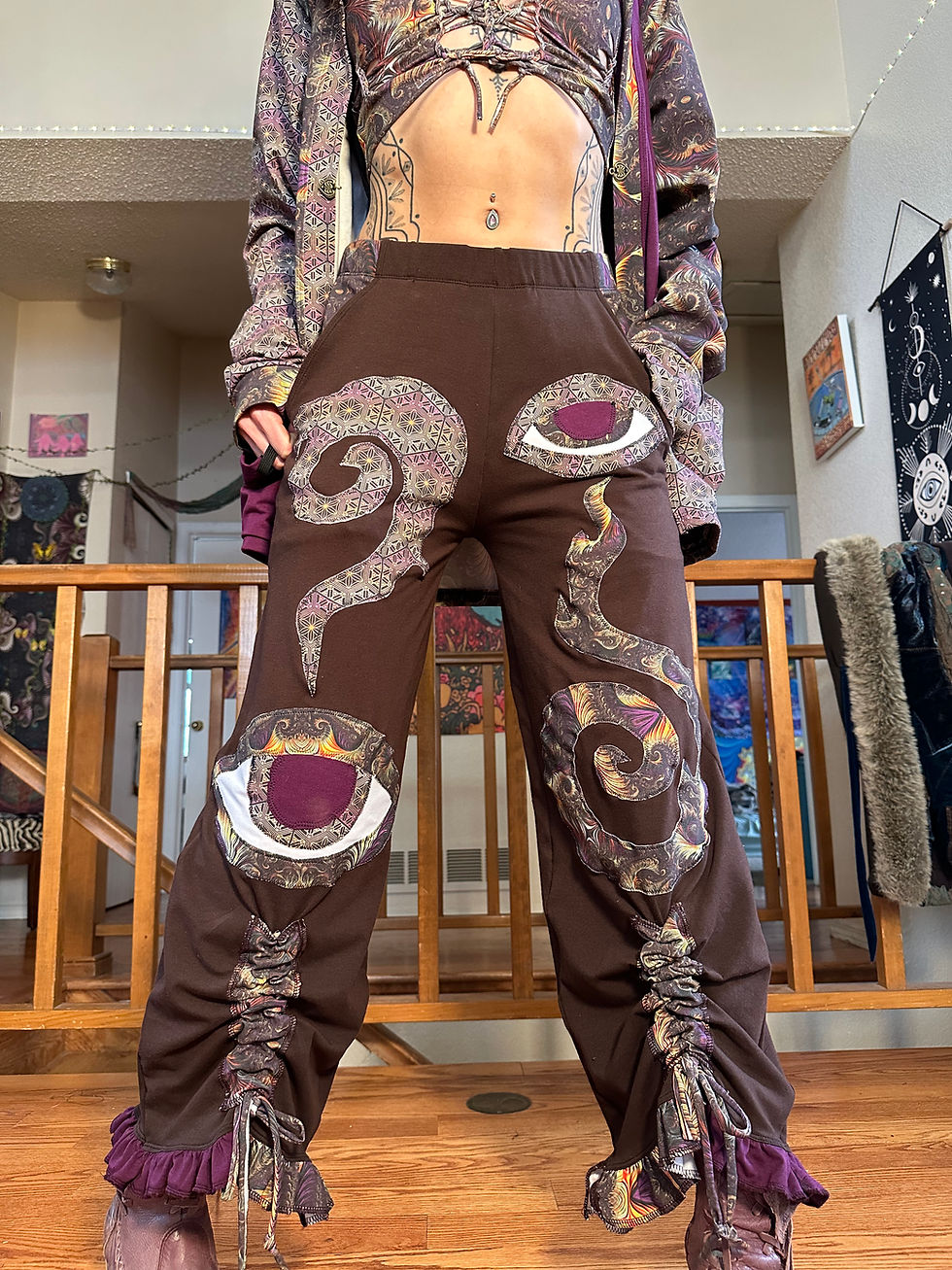 Thumbnail: Custom Spiraleyez Ruffle Pants