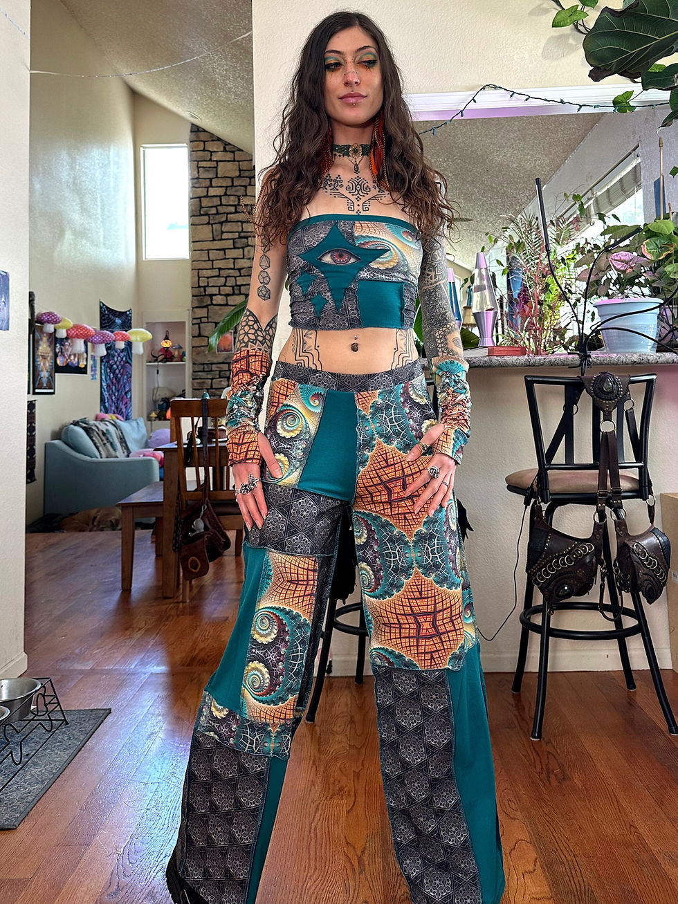 Thumbnail: Sunburst Patchy Lounge Pants