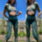 Thumbnail: Circle Braid Suspender Leggings
