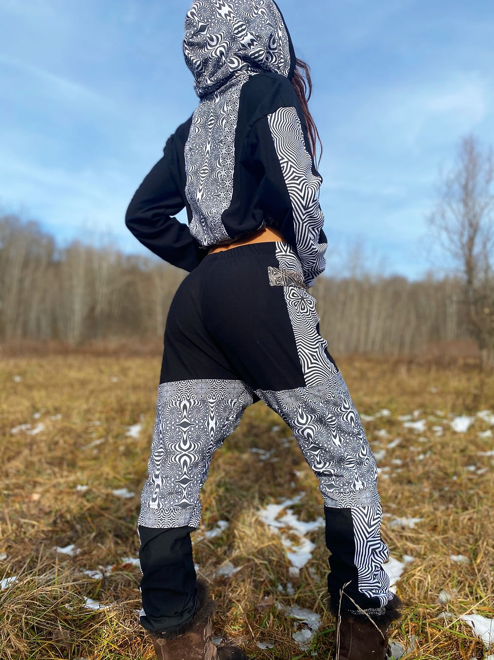 Thumbnail: Astral Portal Bamboo Fleece Joggers