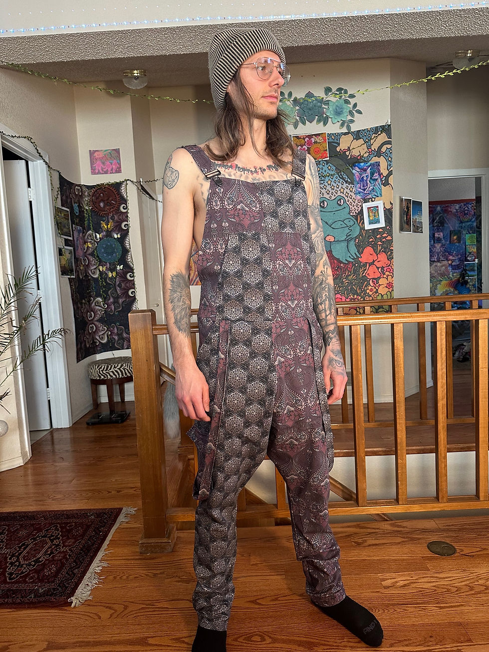 Thumbnail: Custom Split Unisex Cargo Overalls