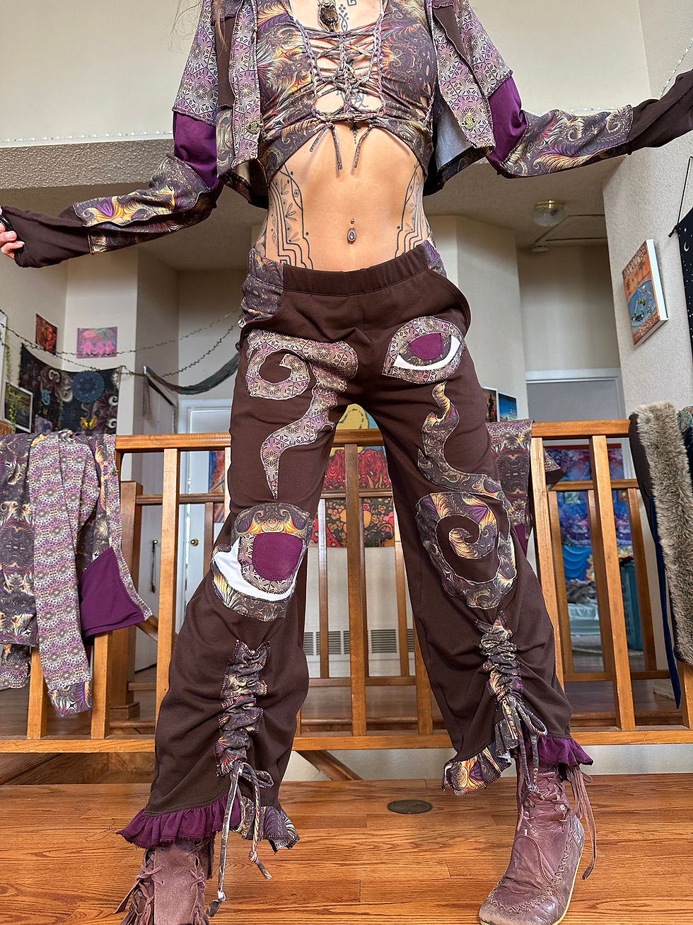 Thumbnail: Custom Spiraleyez Ruffle Pants