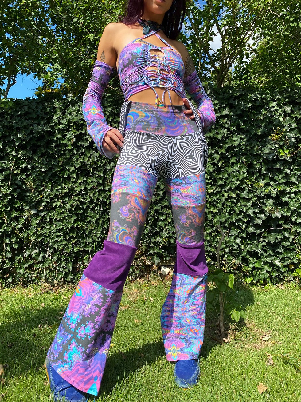 Thumbnail: AlteredMoon Patchwork Suspender Bells
