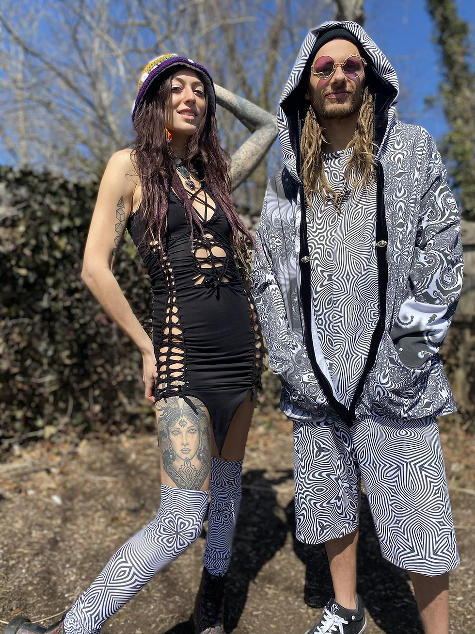 Thumbnail: Monochrome Magic Kimono