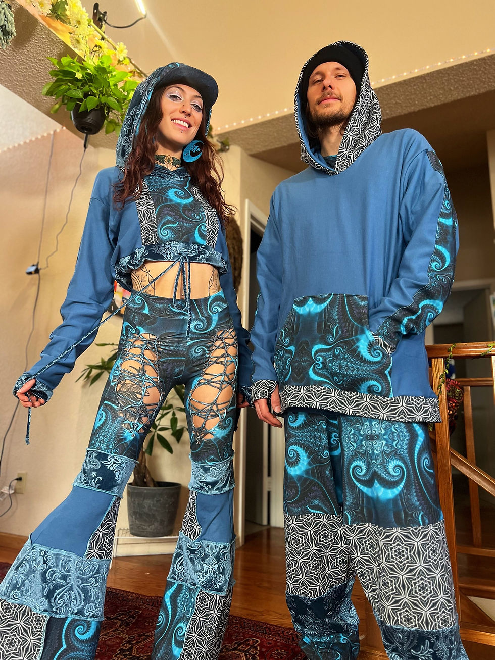 Thumbnail: Moon Dust Crop Hoodie