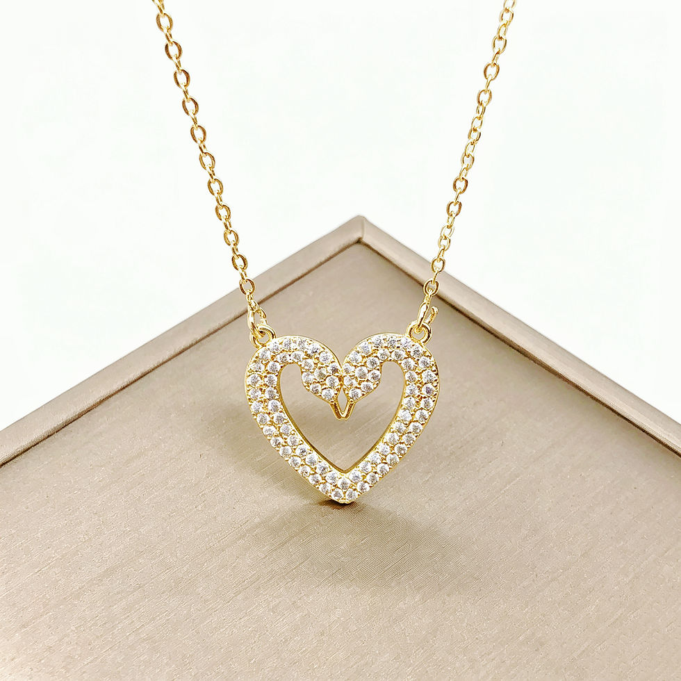 Thumbnail: New Shiny Full Zircon Heart-Shaped Swan Animal Necklace for Woman Summer Exquisi