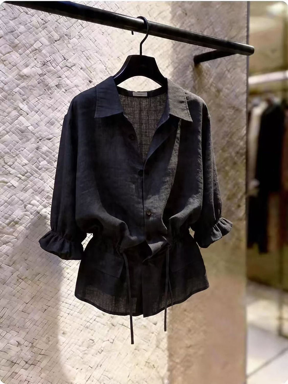 Thumbnail: 2026 Blusas Mujer De Moda Black Blouses Women's Clothing Temperament Lady Tops T