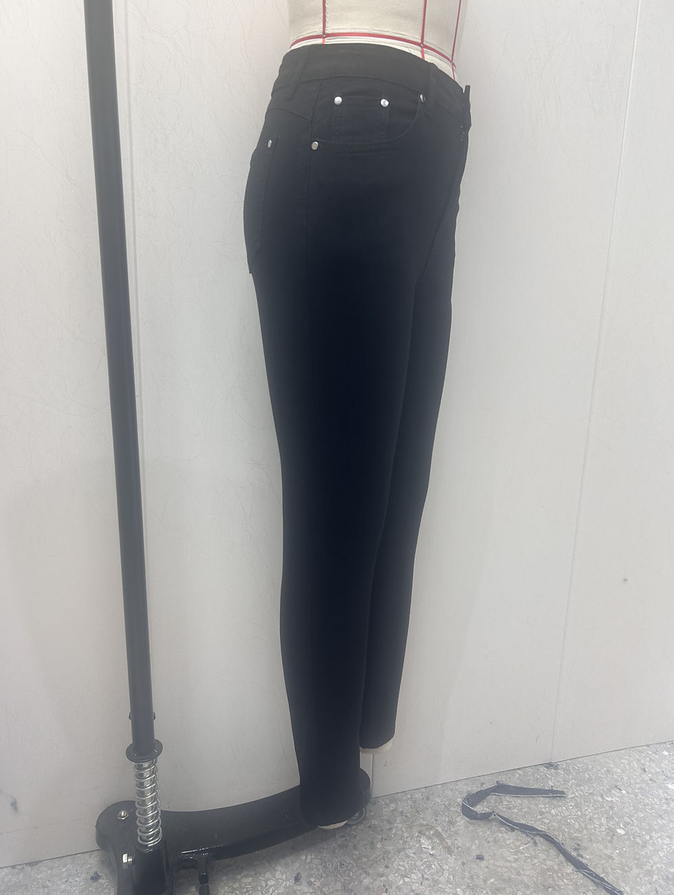 Thumbnail: Stretch Skinny Jeans High Waist Slim Leggings Hip Lift Pencil Pants Black JEANS 
