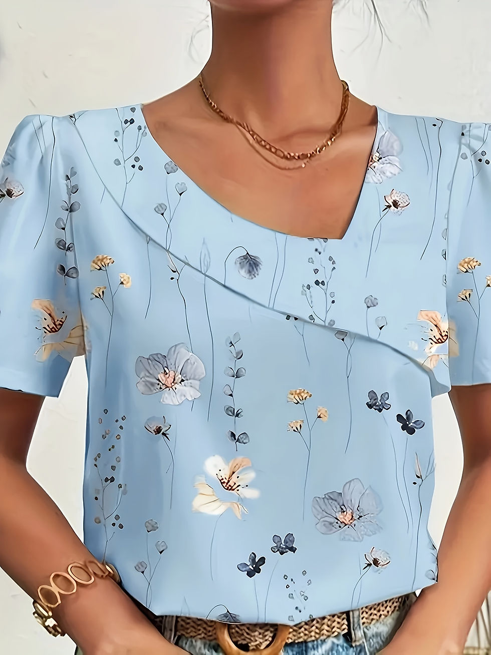 Thumbnail: Elegant Loose Blouse Woman Fashion Temperament Long Sleeve Woman Shirt Printed C