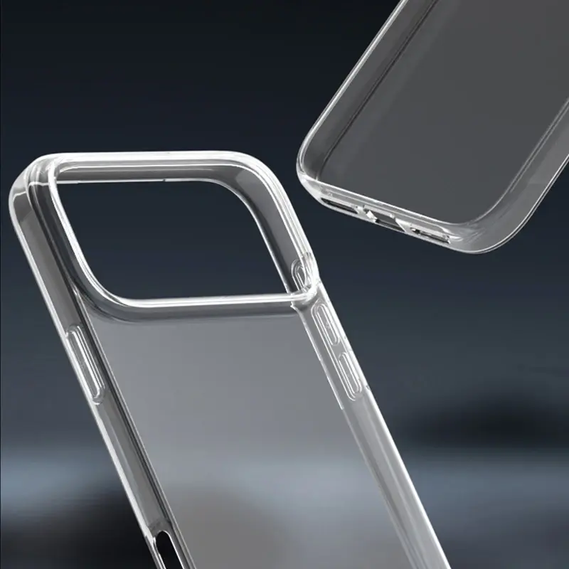 Thumbnail: Transparent Soft Silicone TPU Phone Case For iPhone 17 Pro Max Ultra Thin Clear 