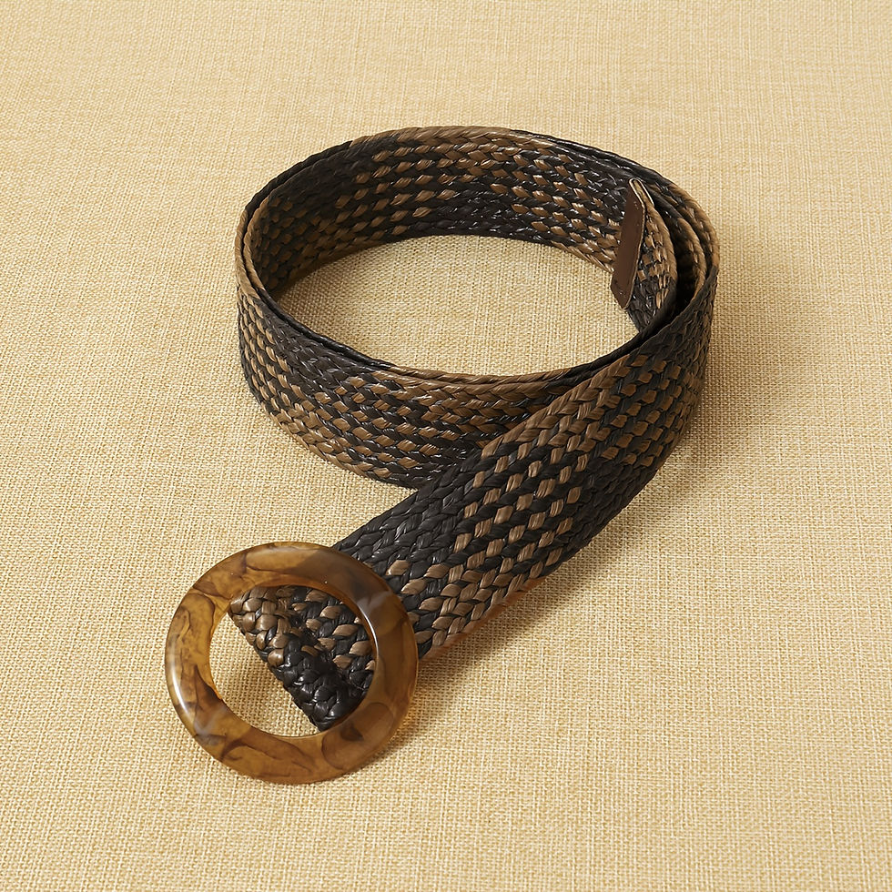 Thumbnail: 1 piece of women's belt, woven, fashionable, simple, Bohemian style, suitable fo