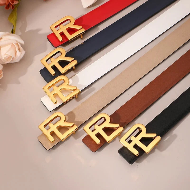 New Belt For Women Fashionable Belt Female Metal Buckle Women's Belt Leisure Dre