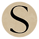 Logo S rond doré noir.png