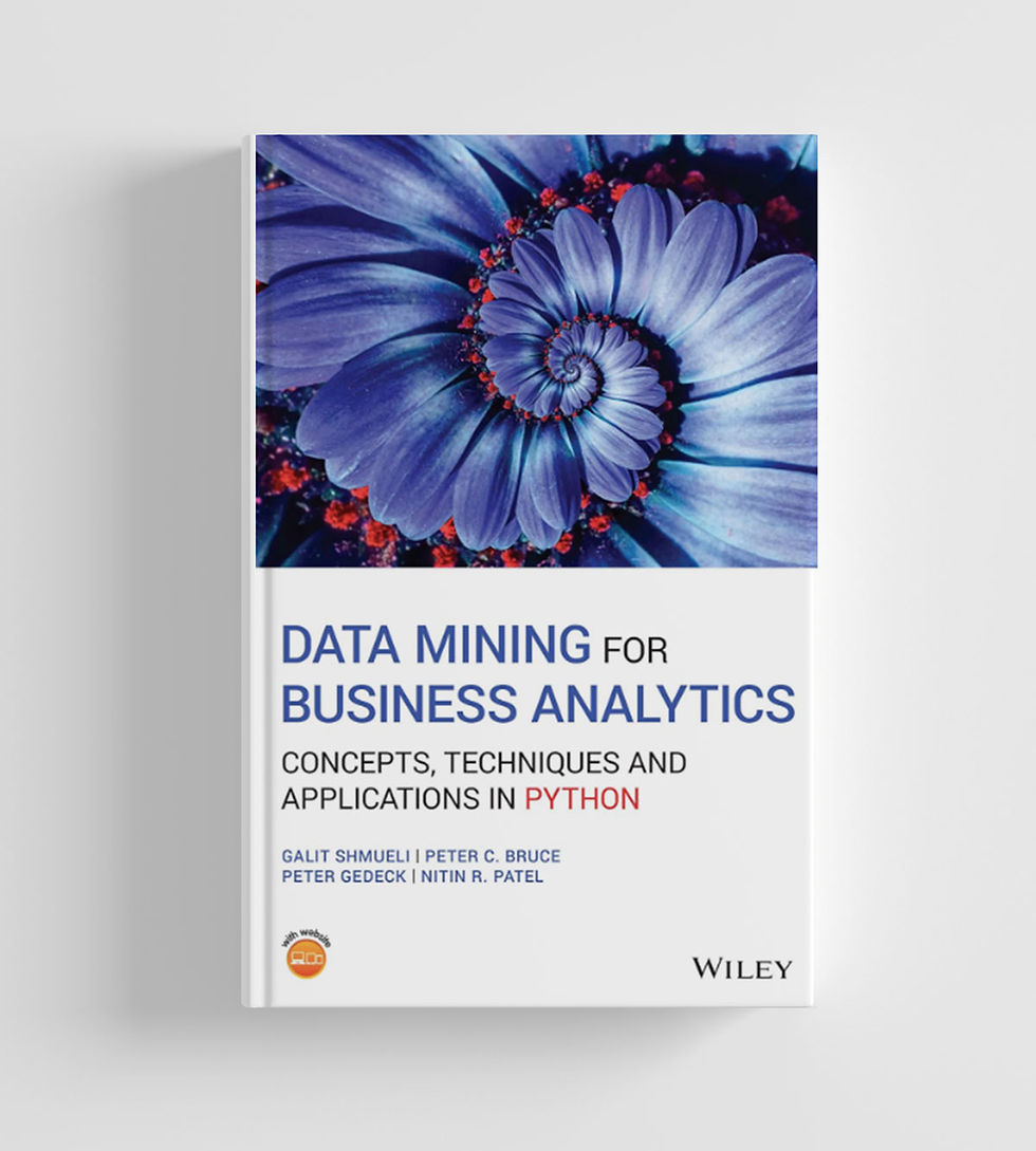 Thumbnail: Data Mining for Business Analytics: Concepts, Techniques & Applications in Pytho