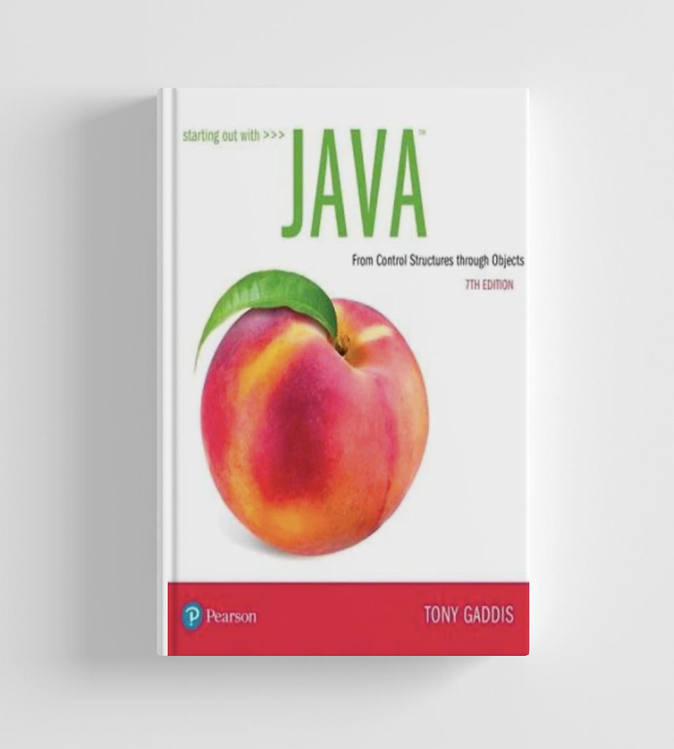 Starting Out with Java_ From Control Structures through Objects, 7_e-Pearson (2018