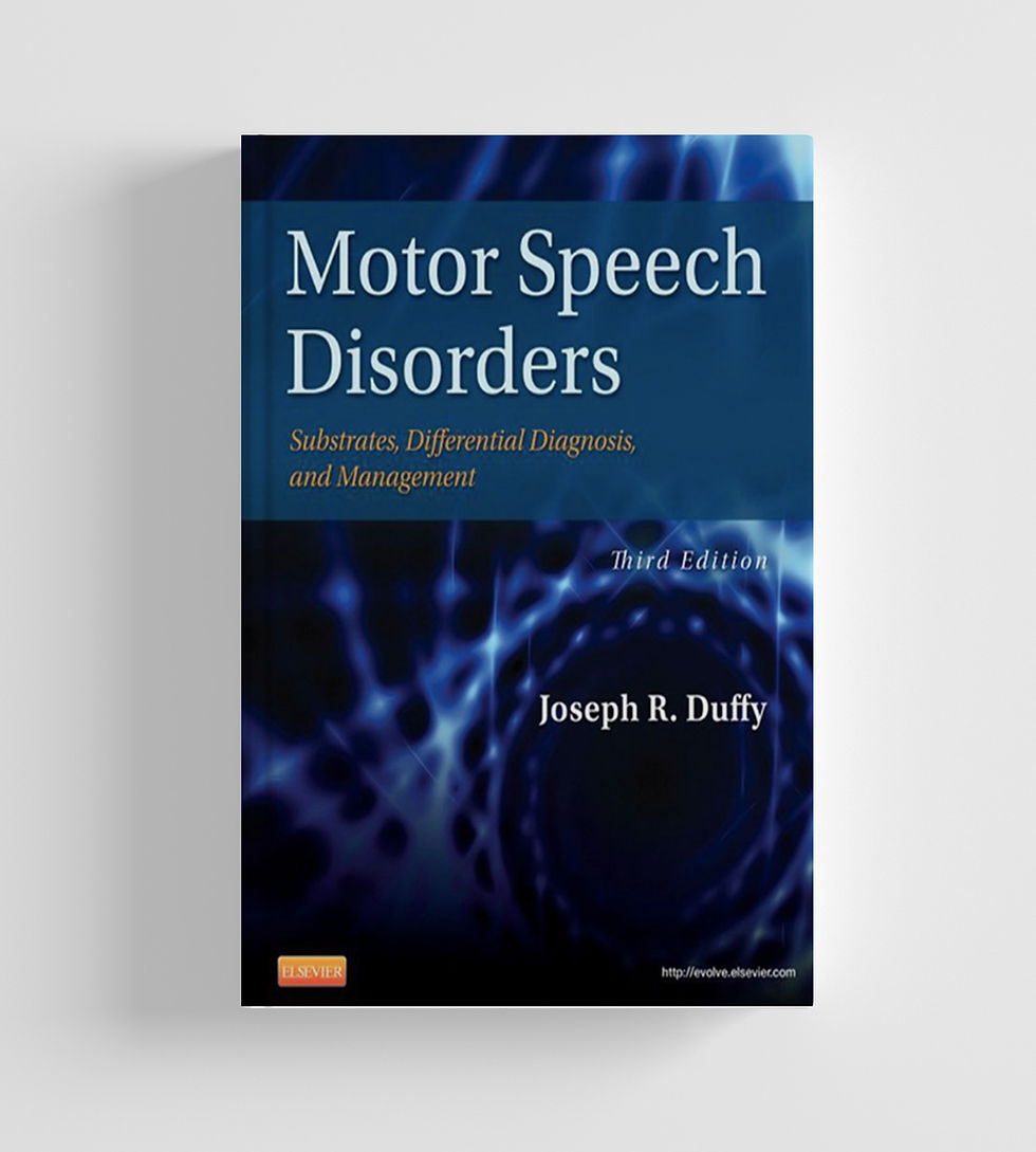 Motor Speech Disorders : Substrates, Differential Diagnosis, and Management 3rd 9780323072007