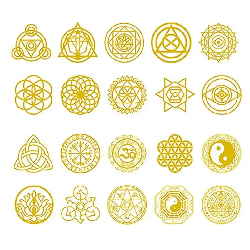 Thumbnail: 7 Chakra  Copper Energy Tower Orgonite Stickers Flower Life Tree Pyramid Epoxy