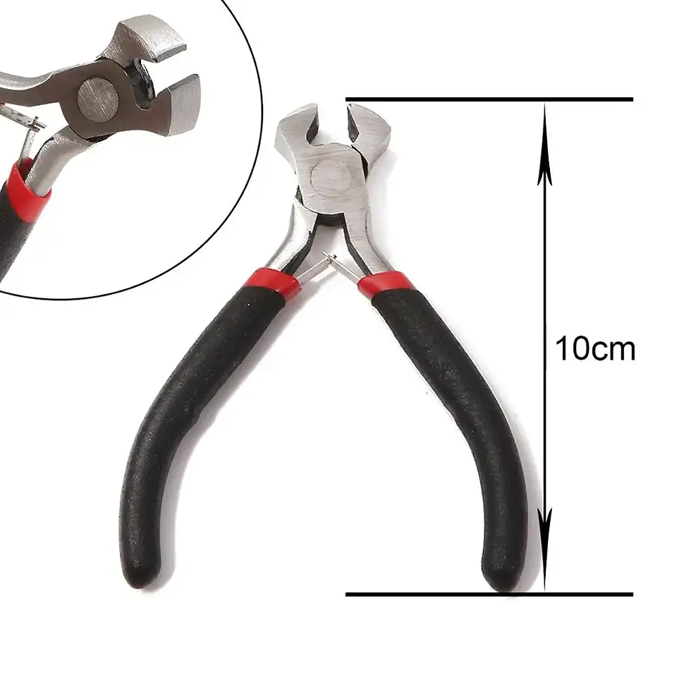 Thumbnail: Multifunctional Hand Tools Jewelry Pliers With Round Nose End - Cutting Wire