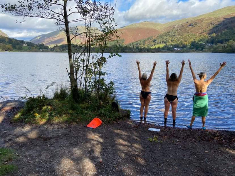 Wild swimming and yoga in the heart of the Lake District National Park. Glamping yoga retreats at their best in the UK.