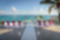The wedding location, overlooking the sea