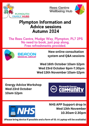 Information and Advice Sessions with Rees Centre Wellbeing Hub