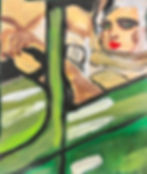 Marcelina Kobus, Tamara de Lempicka, Autoportret w zielonym Bugatti