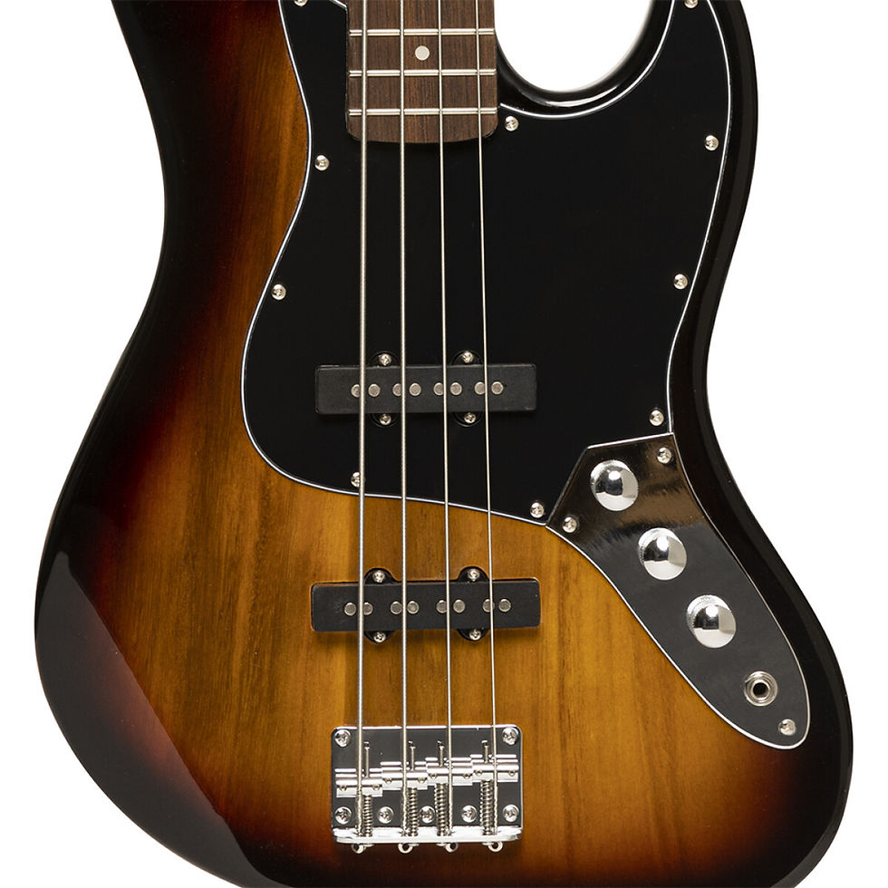 Miniature : Stagg SBJ-30 SNB Standard “J” Style Electric Bass Guitar – Snowburst