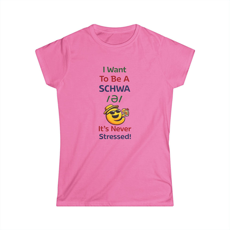 Thumbnail: I want to be a Schwa! It's Never Stressed!
