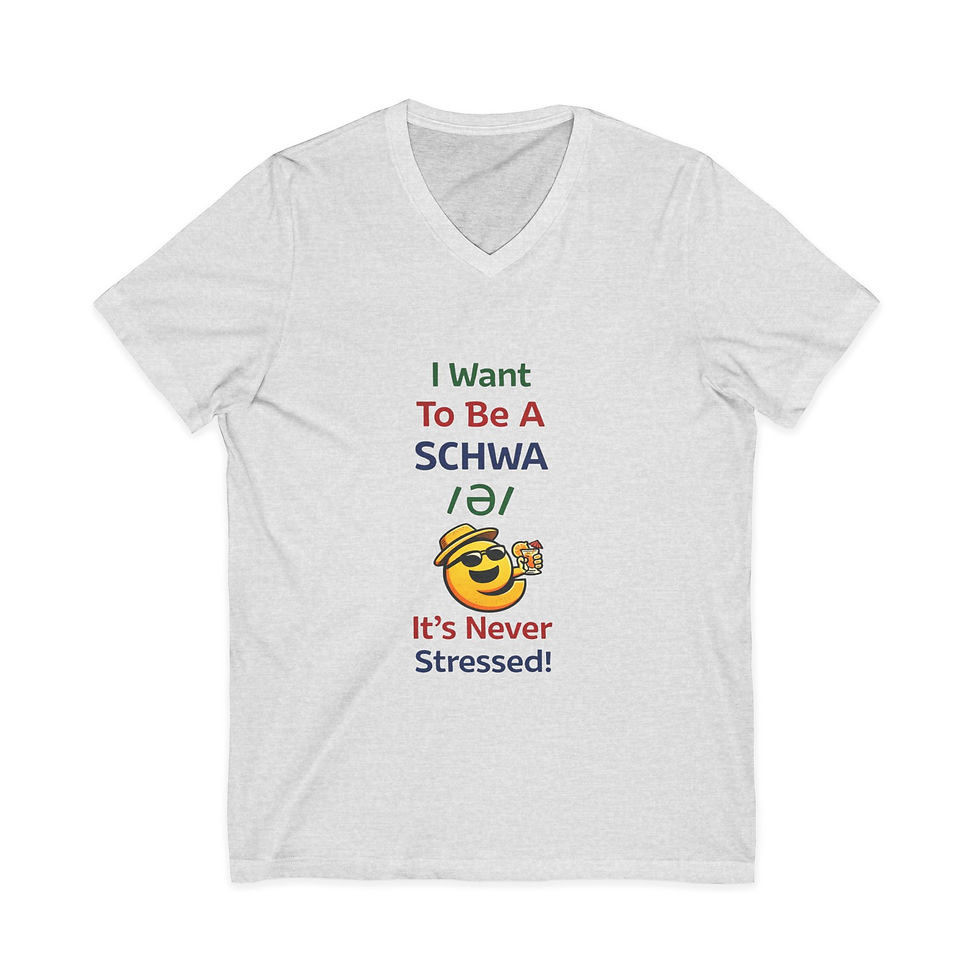 Thumbnail: I Want to be a Schwa! It's never stressed!