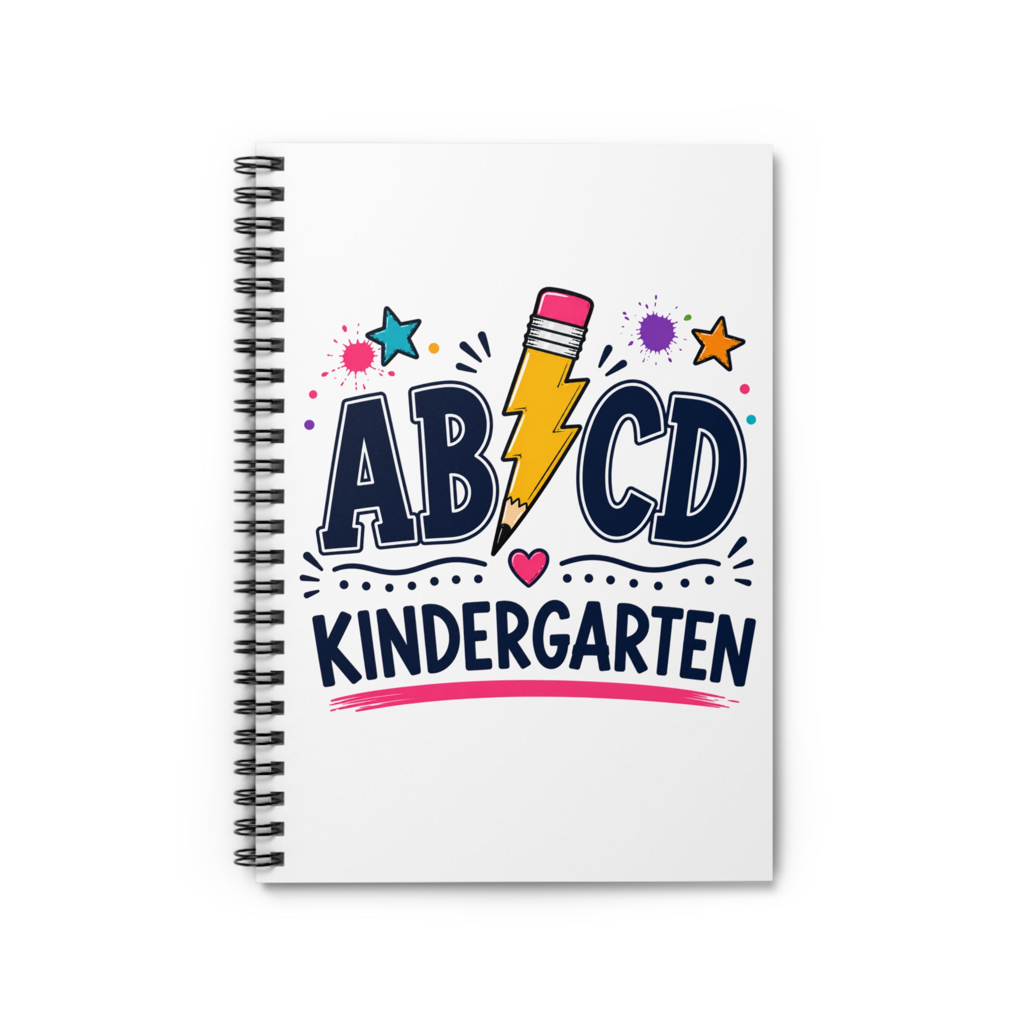 ABCD Kindergarten Spiral Notebook