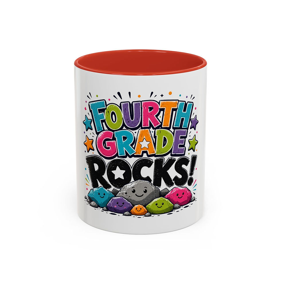 Thumbnail: Fourth Grade Rocks Coffee Mug