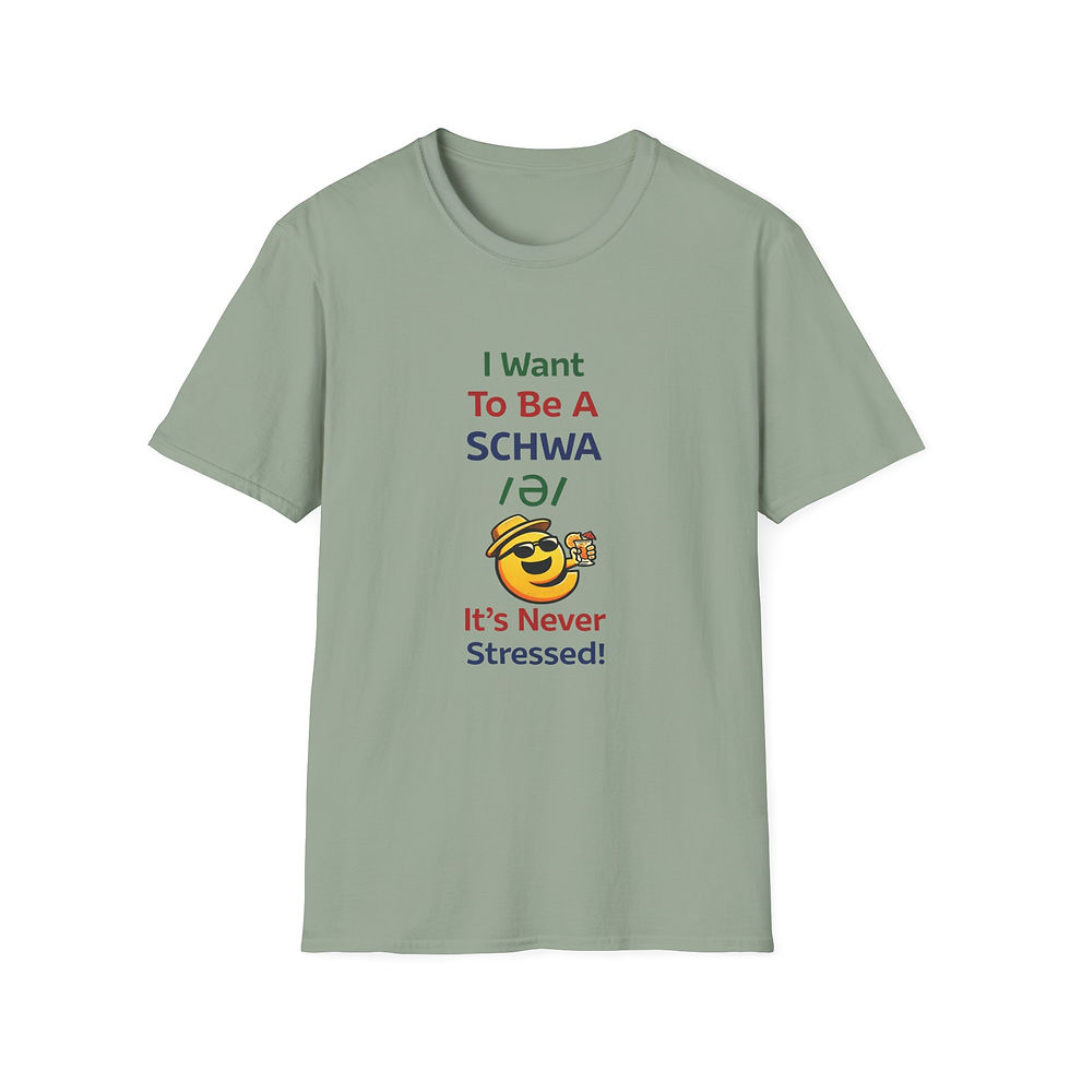 Thumbnail: I want to be a Schwa! It's Never Stressed!